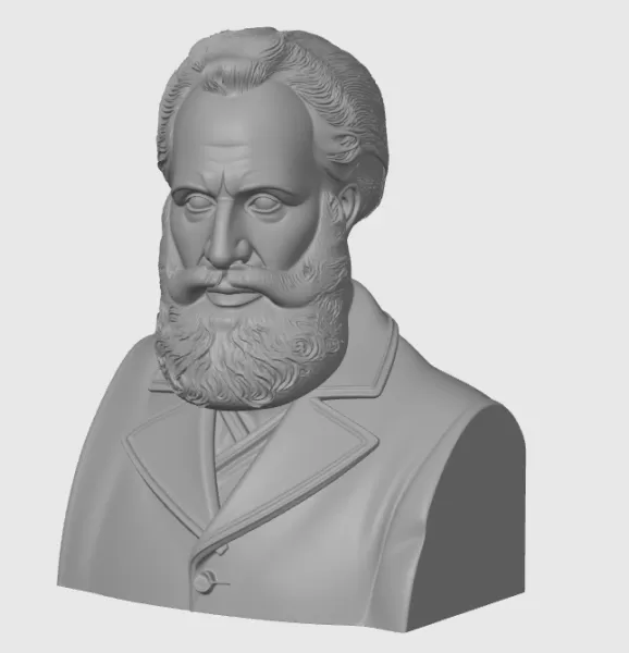 Lyuben Karavelov 3D STL (Любен Каравелов) - Model preview 1