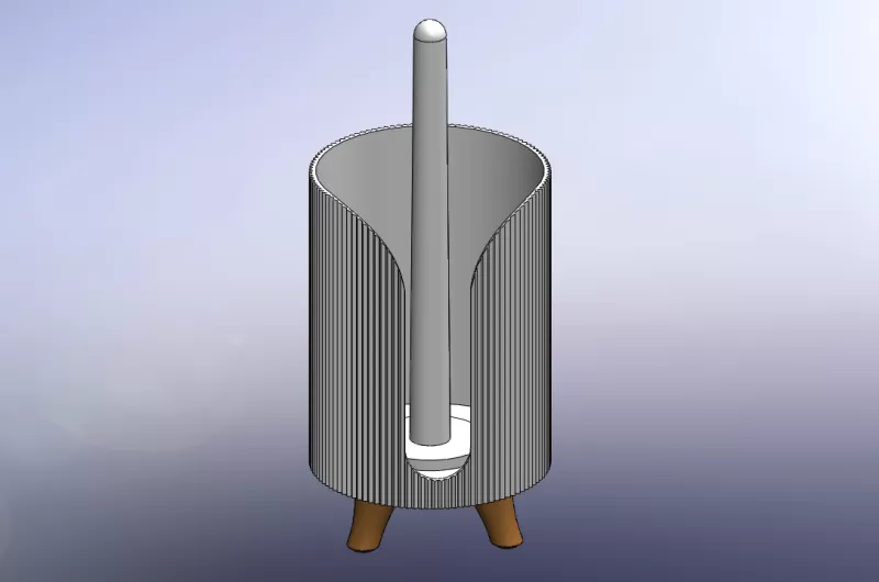 🧻✨ Smart Modern Paper Towel Holder | Minimal & Functional Kitch - Model preview 1