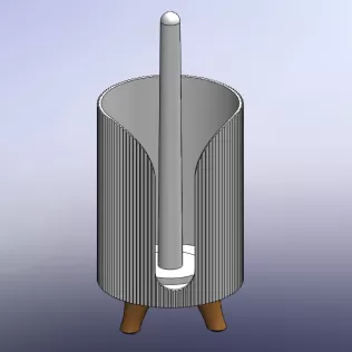 🧻✨ Smart Modern Paper Towel Holder | Minimal & Functional Kitch - Model thumbnail 1