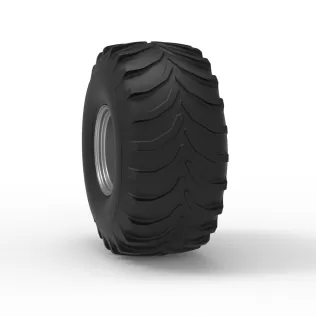 Rear wheel from Mud dragster Scale 1:25 - Model thumbnail 8