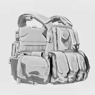 Navy SEAL Tactical Vest #RoZ - Model thumbnail 6