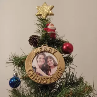 Personalized Christmas Ornaments with Photo, Interchangeable - Model thumbnail 8