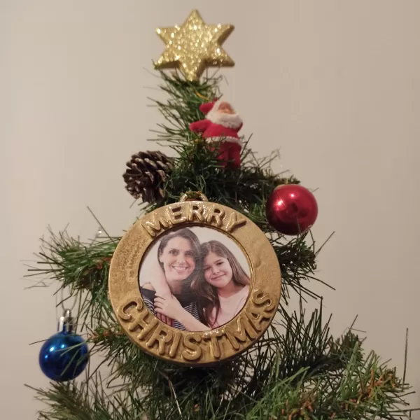 Personalized Christmas Ornaments with Photo, Interchangeable - Model preview 8