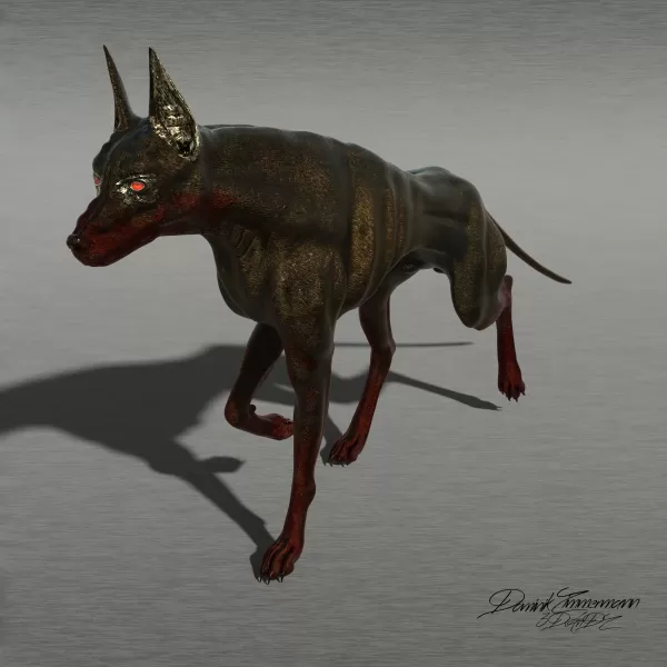 Anubis Höllenhund - Jagd - Model preview 1