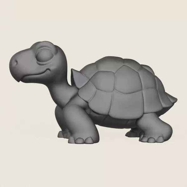 Turtle Toy Print Ready 3D Model - Model preview 3