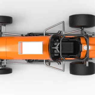 Dirt Silver Crown Champ car Version 2 Scale 1:25 - Model thumbnail 11