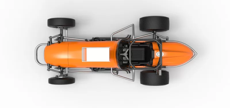 Dirt Silver Crown Champ car Version 2 Scale 1:25 - Model preview 11