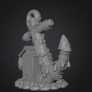 Anchor Fairy House STL File for 3D Print - Model thumbnail 11