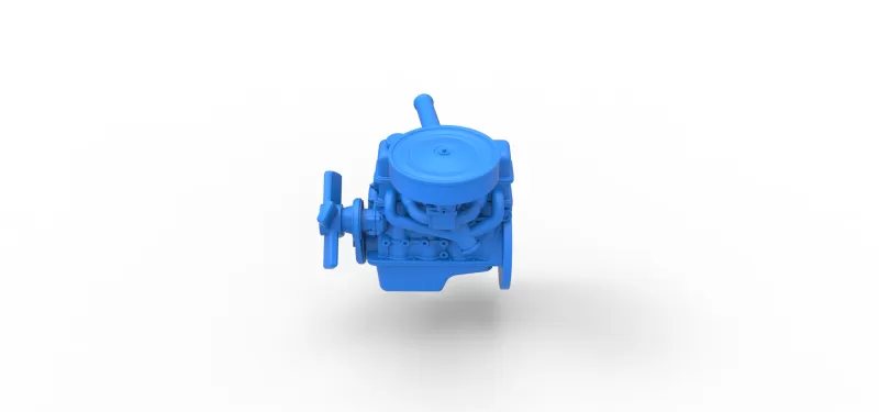 Engine of New Zealand Ministock car Scale 1:25 - Model preview 9