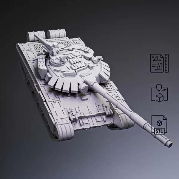 T-72 Main Battle Tank #RoZ - Model preview 7