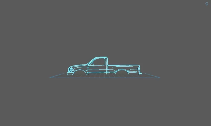 Toyota - Tacoma 2022 Wall Art - Model preview 1