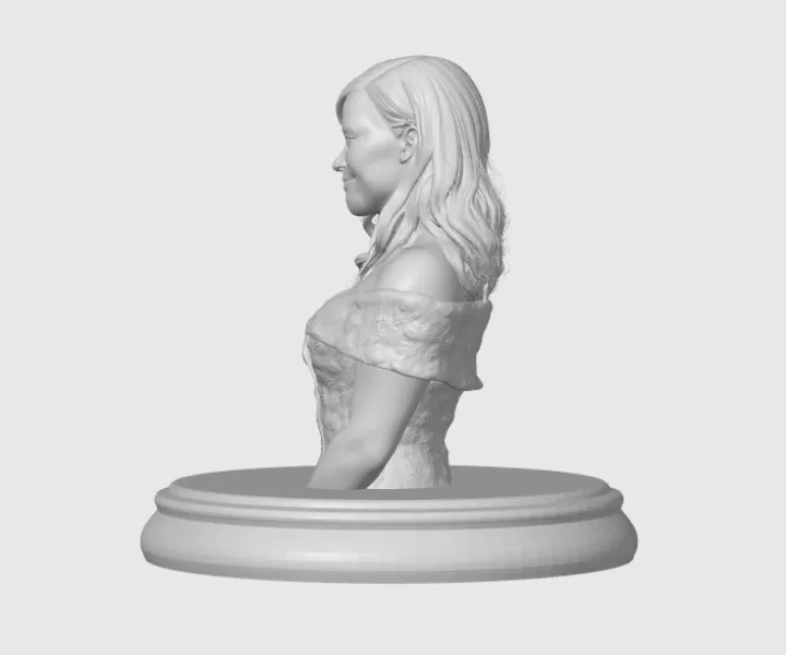 Reese Witherspoon 3D Bust - Model preview 5
