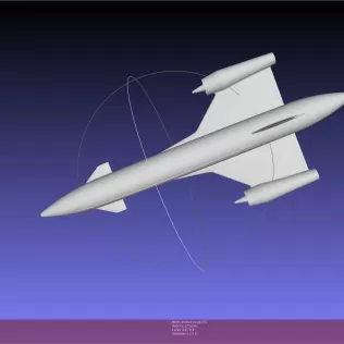 ESA Invictus Hypersonic Spaceplane Model - Model thumbnail 2