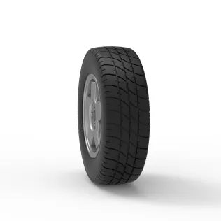 Front wheel of BriSCA Formula 2 Stock Car Scale 1:25 - Model thumbnail 8
