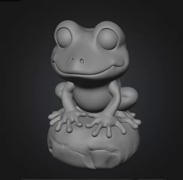 lucky frog - Model preview 1
