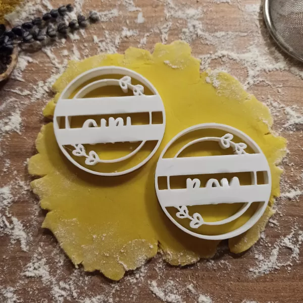 Boy & Girl Cookie / Fondant Cutter, Baby What Will It Be, Baby - Model preview 4