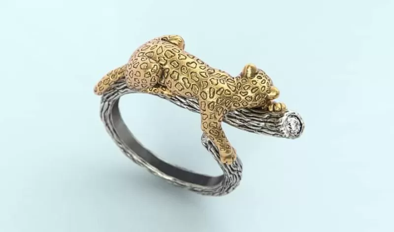 sleeping leopard - Model preview 2