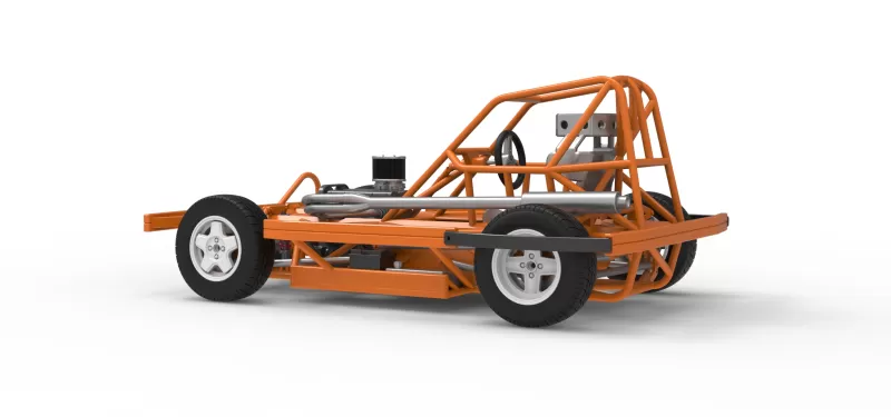 BriSCA Formula 2 Stock Car Base Scale 1:25 - Model preview 13
