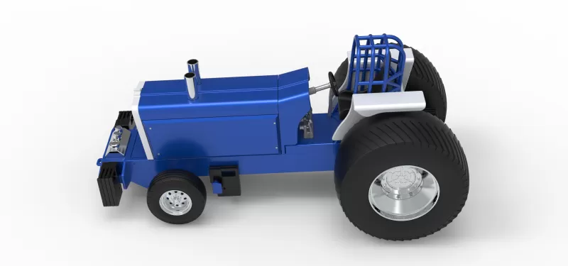 Pro Stock Pulling Tractor Version 5 Scale 1:25 - Model preview 8