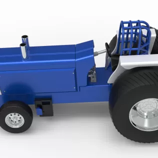 Pro Stock Pulling Tractor Version 5 Scale 1:25 - Model thumbnail 8