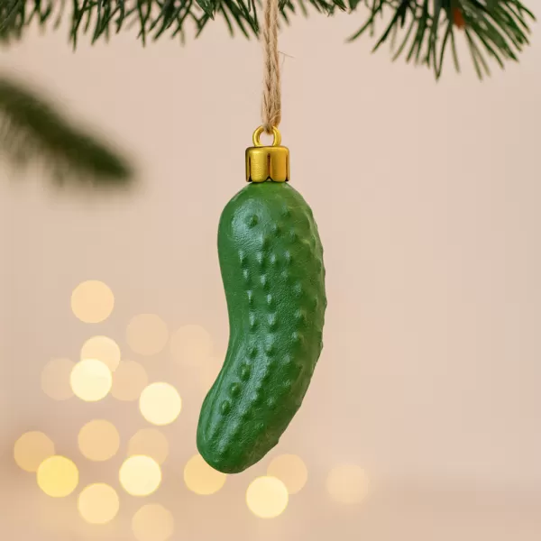 Pickle Ornament | Funny Christmas Holiday Tree Decoration - Model preview 1