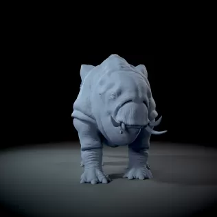 Mursuratops Alien Creature - Model thumbnail 3