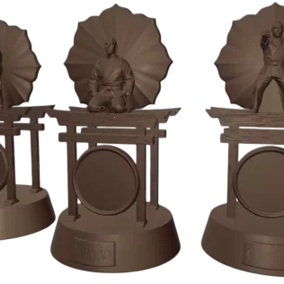 3D Karate Trophy Kit - Print the Win! - Model thumbnail 2