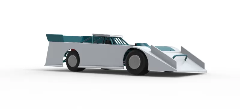 Wedge Dirt Late model Scale 1:25 - Model preview 25