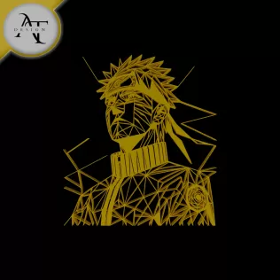 Naruto Uzumaki - Geometric - 2D Wall Art Decor