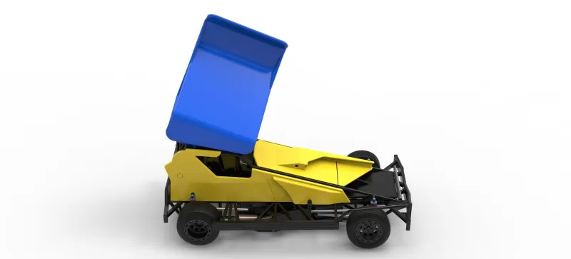 BriSCA Formula 1 Stock Car for Dirt Version 2 Scale 1:25 - Model preview 23