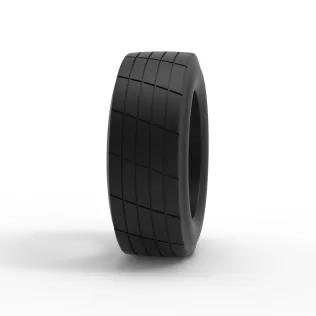 Vintage dirt tire Version 5 Scale 1:25 - Model thumbnail 3