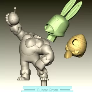 Bunny Grom - Brawl Stars - Model thumbnail 10