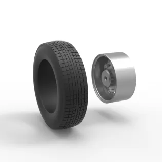 Car wheel 11 Scale 1:25