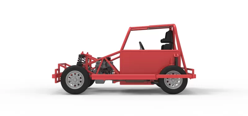New Zealand Ministock car Base Version 3 Scale 1:25 - Model preview 9