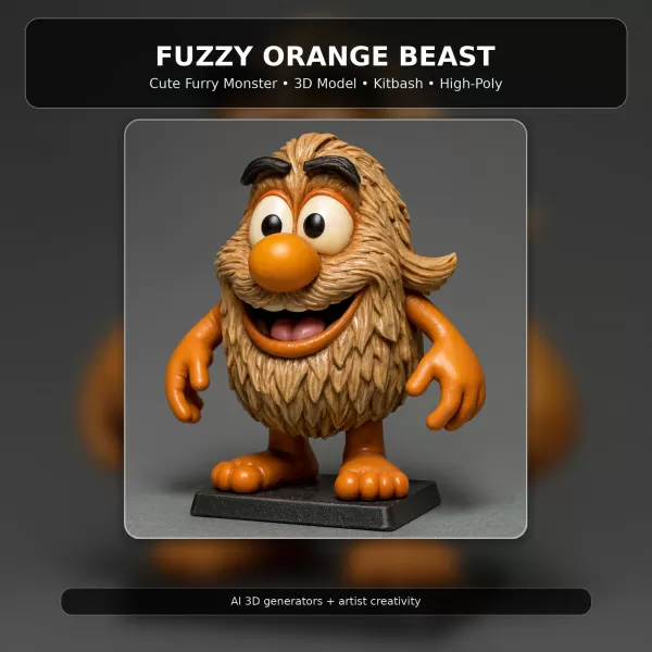 Fantasy Toy Character Collection Kitbash High-Poly 3D Model Set - Model preview 20