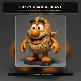 Fantasy Toy Character Collection Kitbash High-Poly 3D Model Set - Model thumbnail 20