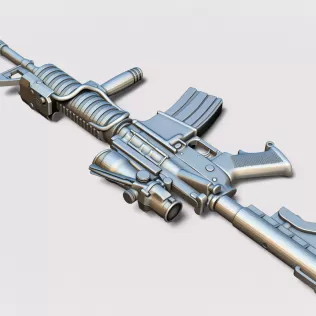 M4 SOPMOD with ACOG - Model thumbnail 5