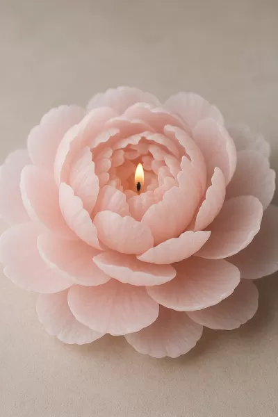 Lush Peony Botanical Sculpture 3D printing - Model preview 1