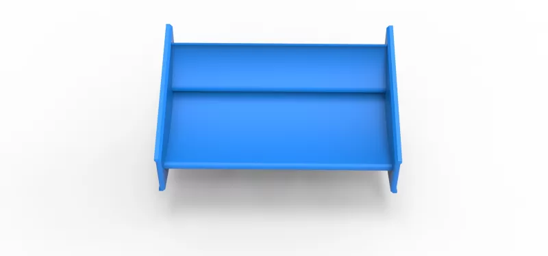 Wing of Supermodified front engine race car V4 Scale 1:25 - Model preview 5