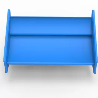 Wing of Supermodified front engine race car V4 Scale 1:25 - Model thumbnail 5