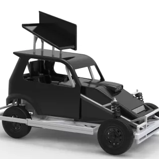 New Zealand Ministock car Version 3 Scale 1:25 - Model thumbnail 24