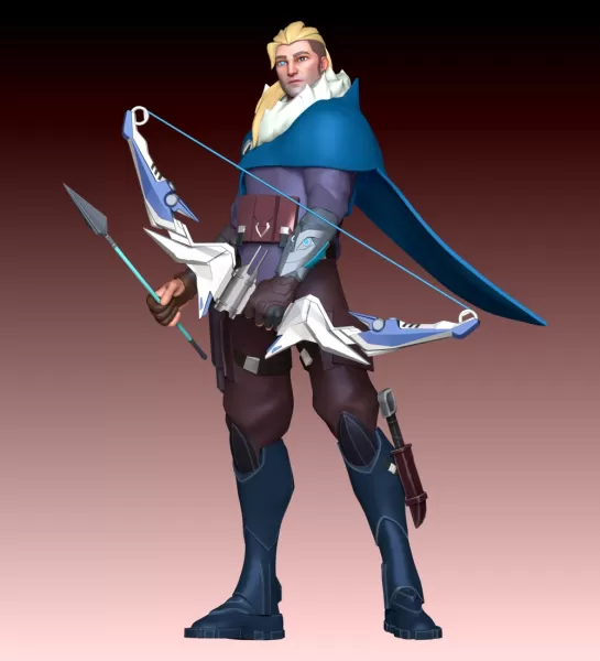 Sova Valorant FanArt - Model preview 8