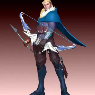 Sova Valorant FanArt - Model thumbnail 8