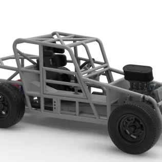 Dwarf car Base Version 2 Scale 1:25 - Model thumbnail 24