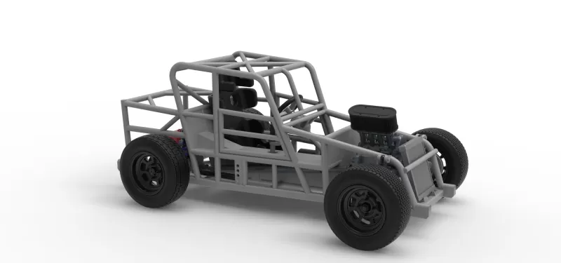 Dwarf car Base Version 2 Scale 1:25 - Model preview 24