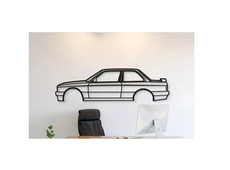 BMW - E30 M Tech II 1993 Wall Art - Model preview 1