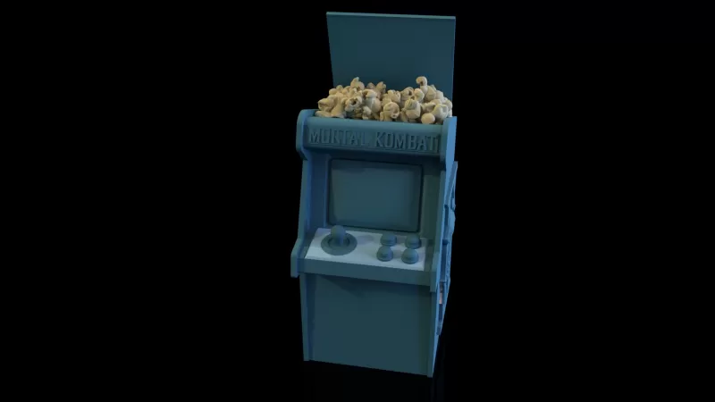 Mortal Kombat 2 popcorn maker - Model preview 4