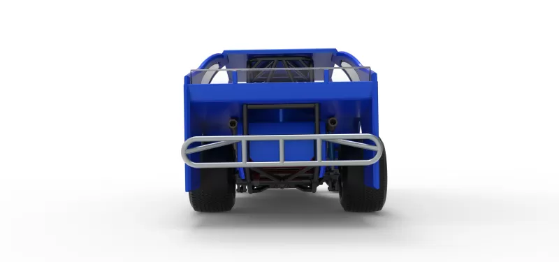 Northeast Dirt Modified stock car Version 2 Scale 1:25 - Model preview 16