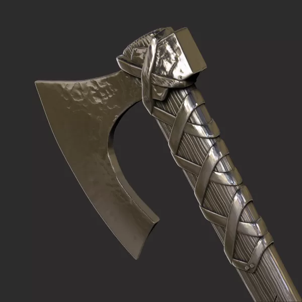 Viking Axe #RoZ - Model preview 9