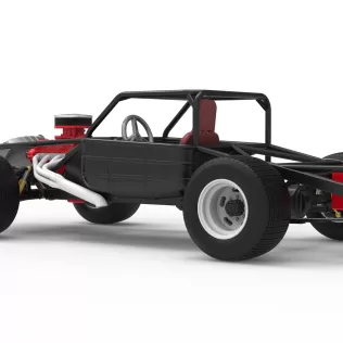 Vintage Semi-Late Model Stock Car Base Scale 1:25 - Model thumbnail 13